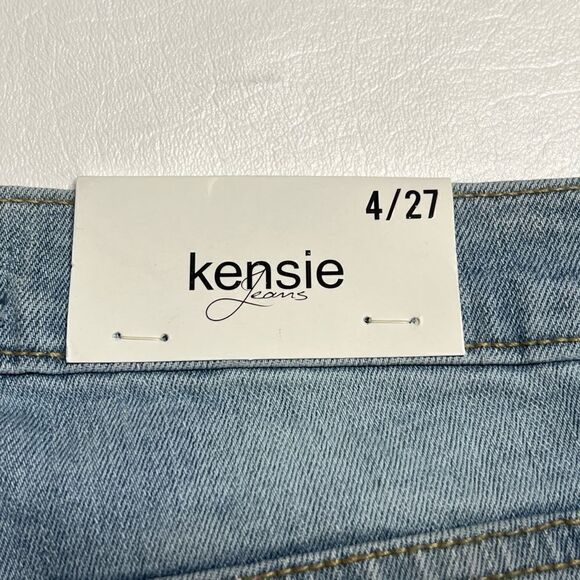 Kensie| NWT High Rise Raw Hem Skinny Jeans - Picture 6 of 7
